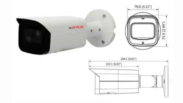 CP Plus CP-UNC-TB41ZL6-VMD 4MP Bullet CCTV Security Camera | High-Resolution Surveillance