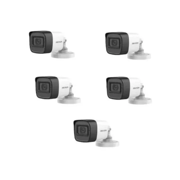 HikVision 2 MP 4M-N CCTV Turret Camera 5 Pcs for Home Office Use