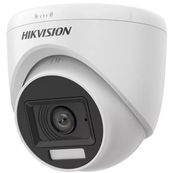 HikVision 2 MP Smart Hybrid Light Audio Fixed Turret Camera Model DS-2CE76D0T-LPFS