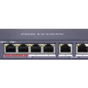 HikVision 4-Port 10/100M POE Switch with 2-Port Uplink DS-3E0106P-E M - Reliable and Efficient Network