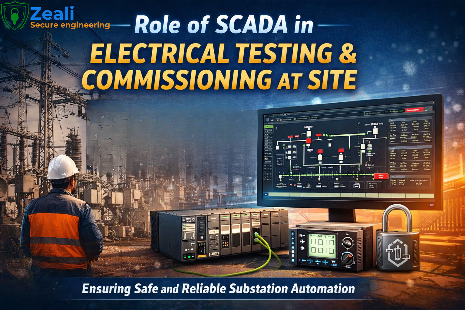 SCADA system for electrical testing